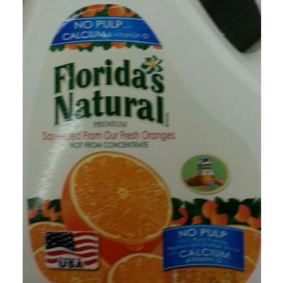 Premium Orange Juice, No Pulp