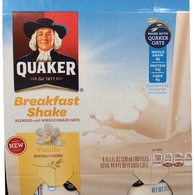 Breakfast Shake, Vanilla