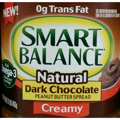 Natural Dark Chocolate Peanut Butter Spread Creamy