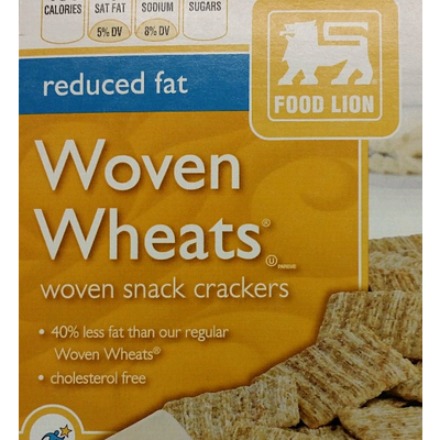 Reduced Fat Woven Wheats Woven Snack Crackers