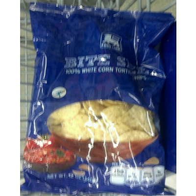 Bite Size 100% White Corn Tortilla Chips