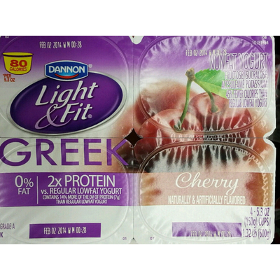 Greek Nonfat Yogurt, cherry