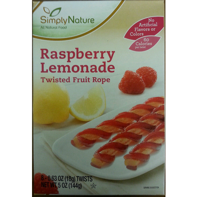 Raspberry Lemonade, Twisted Fruit Rope