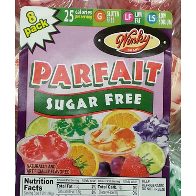 Parfait, Sugar Free