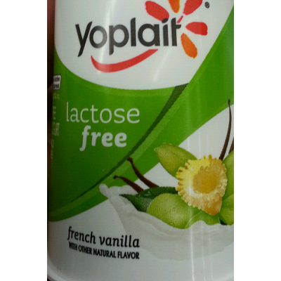 Calories In Lactose Free Low Fat Yogurt French Vanilla From Yoplait