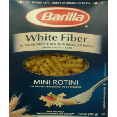 White Fiber Mini Rotini
