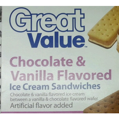 Calories in Ice Cream Sandwiches, Low Fat, No Sugar Added ...