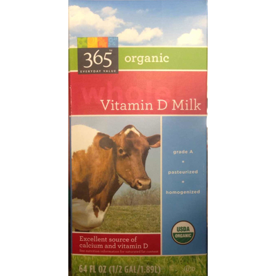 Organic Vitamin D Milk