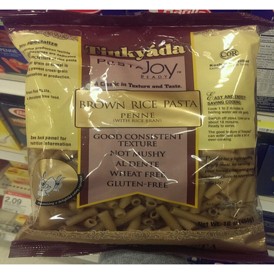 Brown Rice Pasta, Penne with Rice Bran