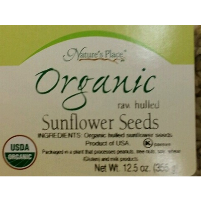 Organic Raw Hulled Sunflower Seeds