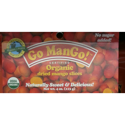 Go ManGo! Dried Mango Slices, Organic