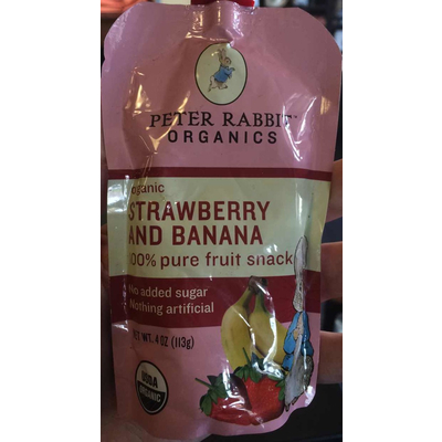 Organic Strawberry and Banana