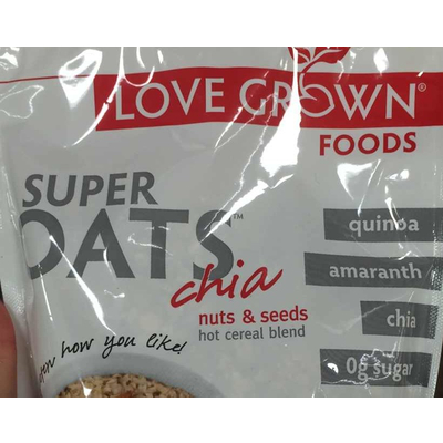 Super Oats Chia Nuts & Seeds Hot Cereal Blend