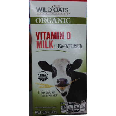 Organic Vitamin D Milk Ultra-Pasteurized
