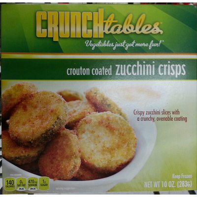 Crouton Coated Zucchini Crisps