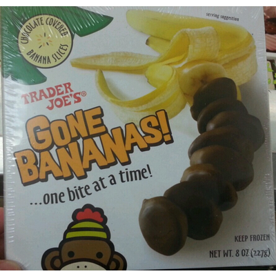 gone bananas chocolate covered banana slices
