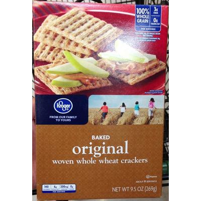 Baked Original Woven Whole Wheat Crackers