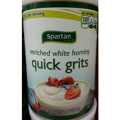 Entiched White Hominy Quick Grits