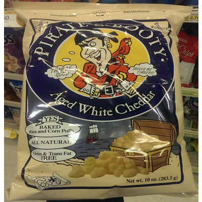 Baked Rice and Corn Puffs, Aged White Cheddar