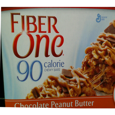 90 Calorie Chewy Bars, Chocolate Peanut Butter