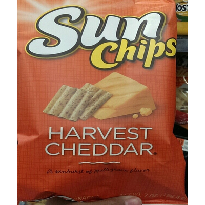 sunchips harvest cheddar multigrain snacks 13 oz
