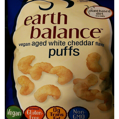 Vegan Aged White Cheddar Flavor, Puffs