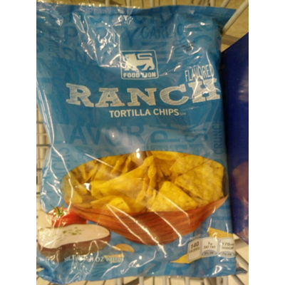 Tortilla Chips, Flavored Ranch
