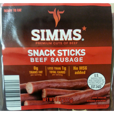 beef stick carbs