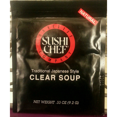 Traditional Japanese Style Clear Soup