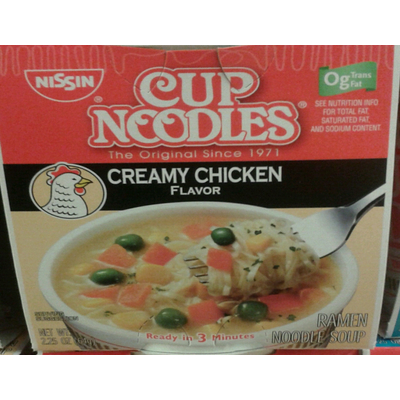 Cup Noodles Ramen Noodle Soup, Creamy Chicken Flavor