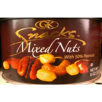 Mixed Nuts with 50% Peanuts