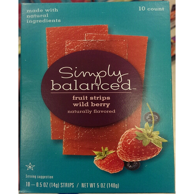 Fruit Strips, Wild Berry