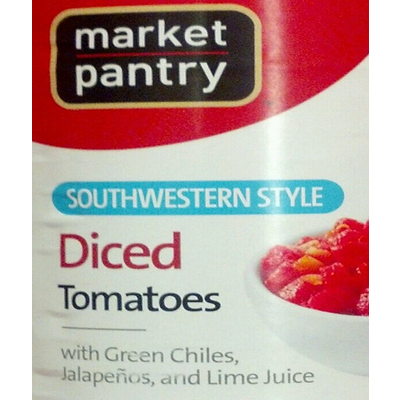 Southwestern Style Diced Tomatoes with Green Chiles, Jalapenos, and Lime Juice
