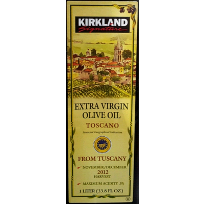 Calories In Extra Virgin Olive Oil Toscano From Kirkland Signature