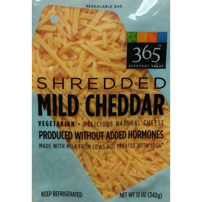 Shredded Mild Cheddar