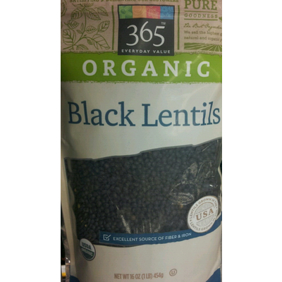 Organic Black Lentils