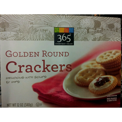 Golden Round Crackers