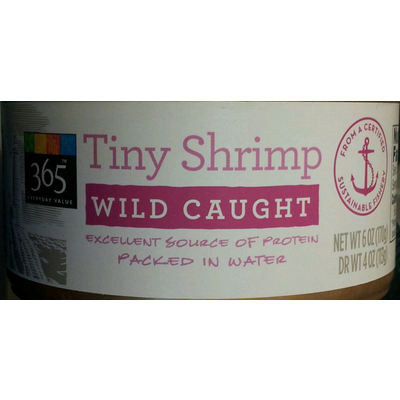 tiny Shrimp, Wild Caught