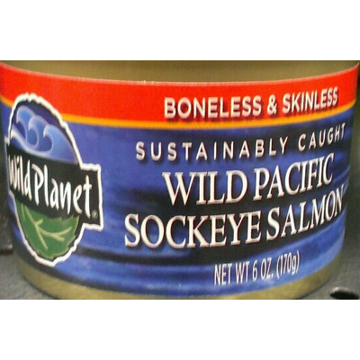 Wild Pacific Sockeye Salmon, Boneless & Skinless