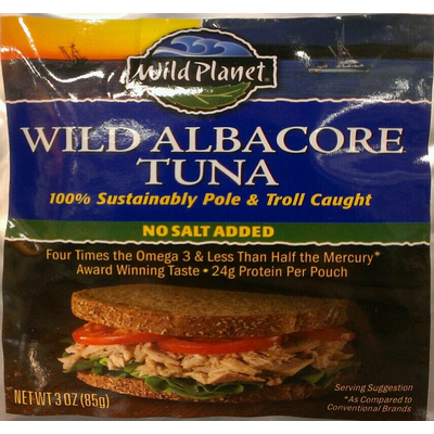 Albacore Wild Tuna, No Salt Added