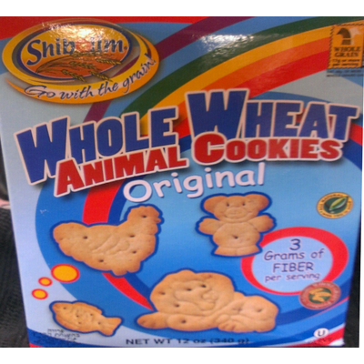 Whole Wheat Animal Cookies, Original