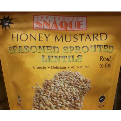 Honey Mustard Seasoned Sprouted Lentils