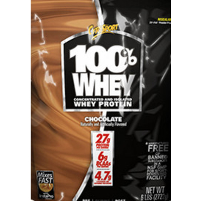 100% Whey Concentrated and Isolated Whey Protein, Chocolate