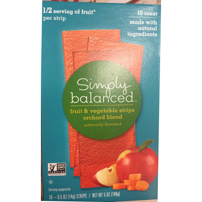 Fruit & Vegetable Strips Orchard Blend
