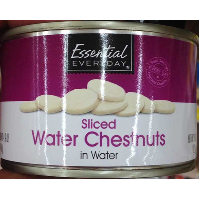 Sliced Water Chestnuts in Water