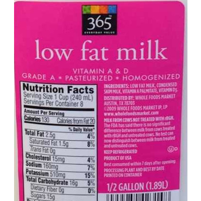 Low Fat Milk