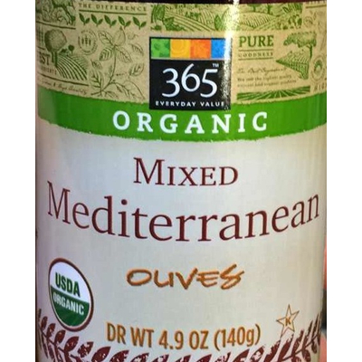 Organic Mixed Mediterranean Olives