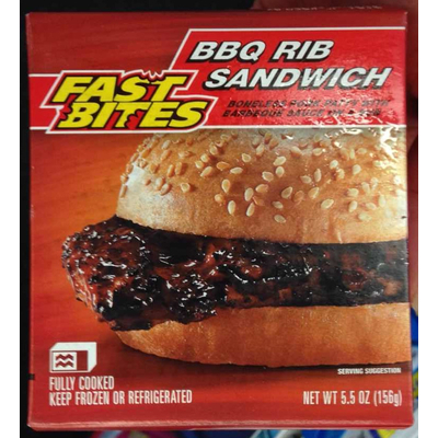 BBQ Rib Sandwich