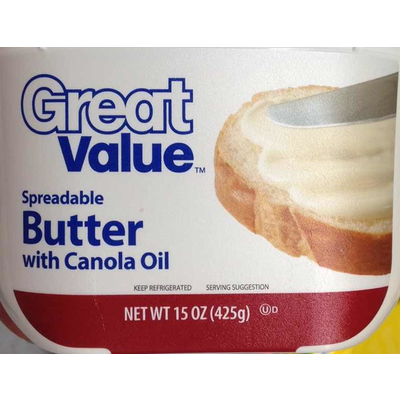Spreadable Butter with Canola Oil