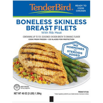 Boneless, Skinless Breast Filets with Rib Meat
